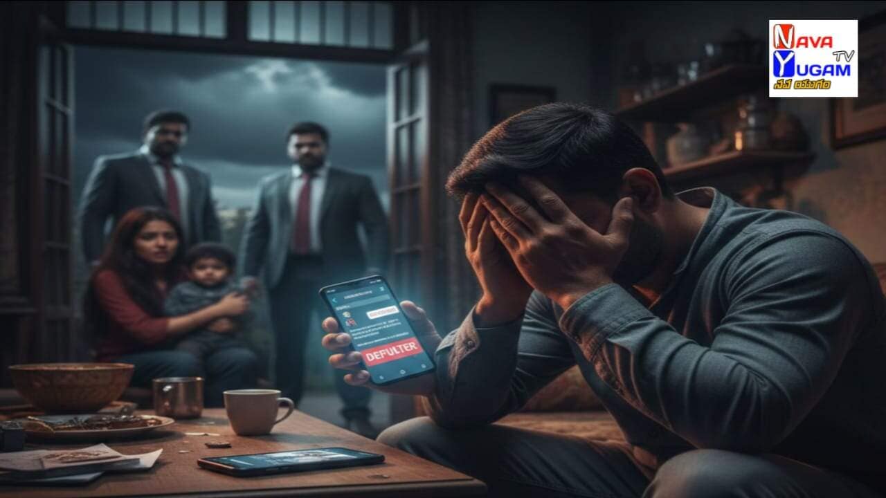 A man is being protected from blackmail and loan recovery threats.