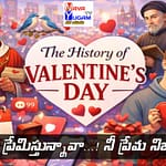 Valentine’s Day concept image showing hearts, gifts, roses, and February 14 date symbolizing love celebration.